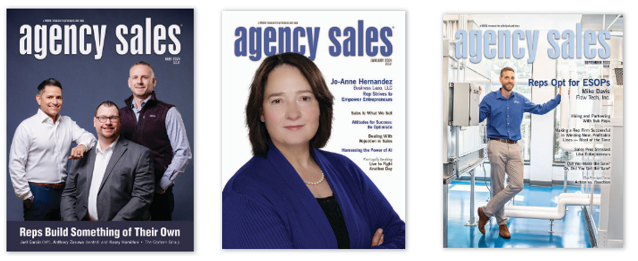 Agency Sales magazine covers